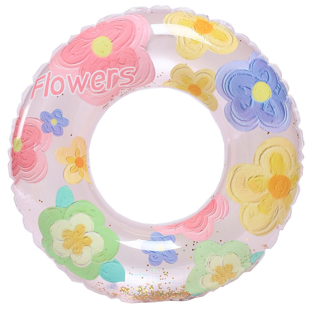 Summer Beach Swimming Pool Floats Party Supplies for Girl Boy Glitter Swim Rings