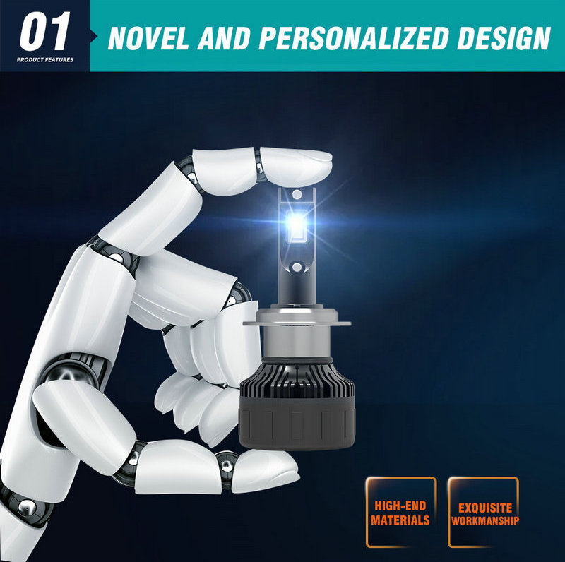 2022 high quality c6 led headlight h1 h3 880 881h4 h7 h8 h9 h11 9005 9006 car auto led headlight bulb