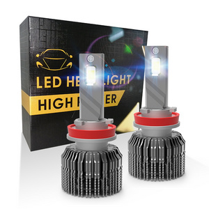 Customization 6000k white 9007 led headlights 11000lm 55w h1 bulbs auto headlight for 2016 2004 2010 f150 f30