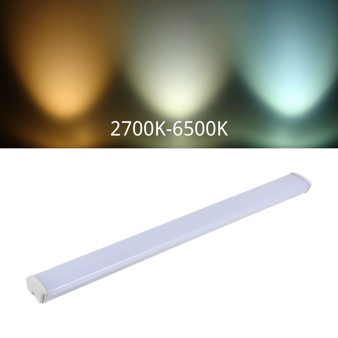 High Lumen 5ft 8ft led tube Light Fixtures Linear Commercial LED Batten Ceiling Lamp Aluminum Housing For Workshop