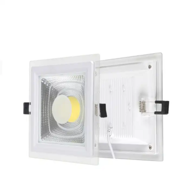 Led Recessed Downlight Led Panel Round Pot Light 960Lm Led Recessed Low Profile Slim Panel Light