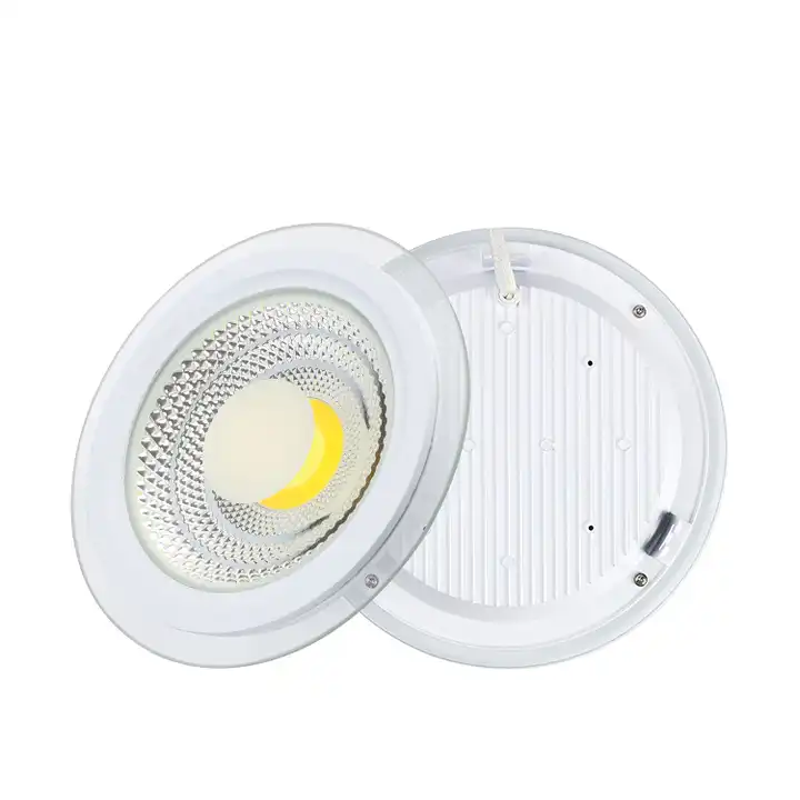 Led Recessed Downlight Led Panel Round Pot Light 960Lm Led Recessed Low Profile Slim Panel Light