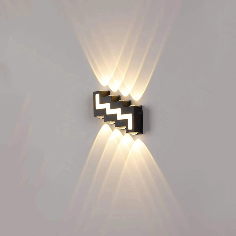 2023  new design black led square modern outdoor wall lamps wall light led picture light wall