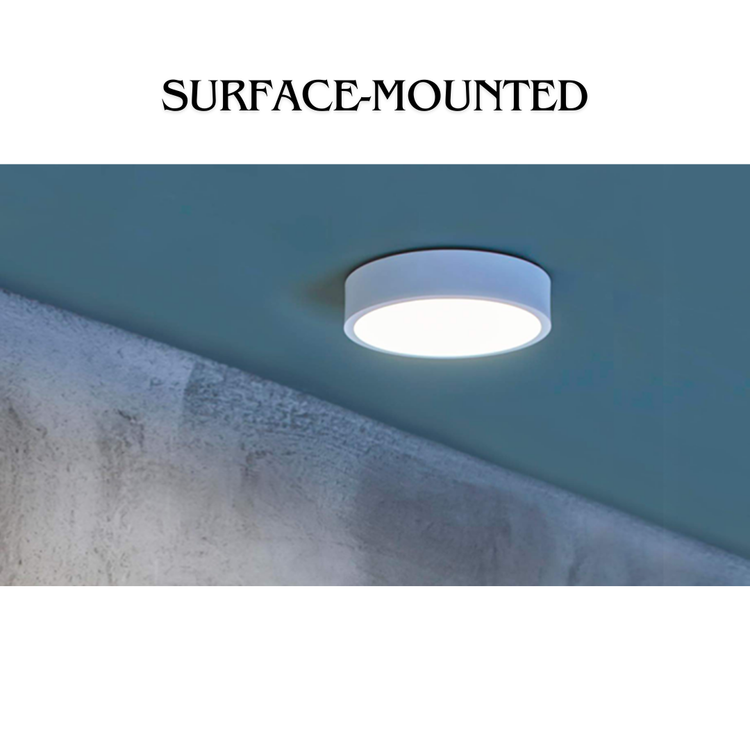 Led Surfaced Led Flat Panel Ceiling Light Recessed Round Ultra Slim Led Panel Lights Ceil