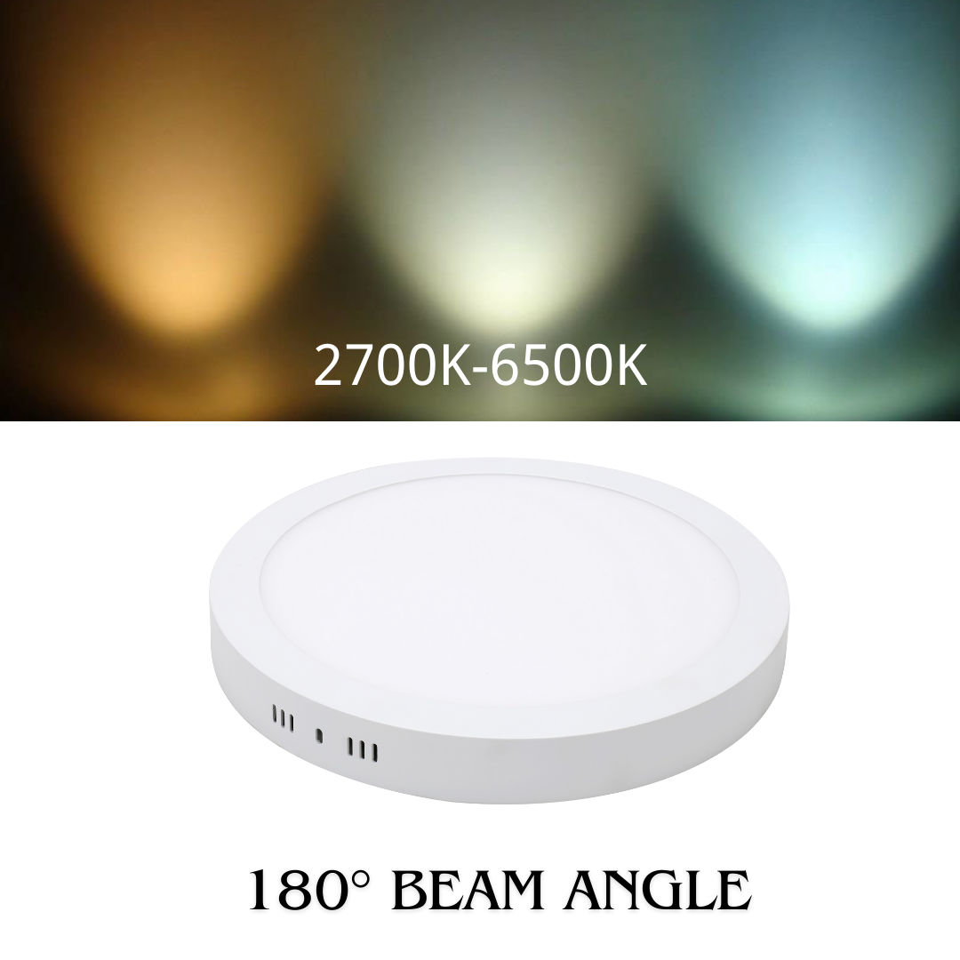 Led Surfaced Led Flat Panel Ceiling Light Recessed Round Ultra Slim Led Panel Lights Ceil