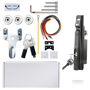 Integrated Fingerprint Access Control data sever  door Lock for Cabinet