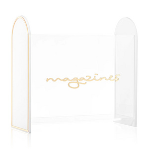 Acrylic Magazine Rack Wholesale Lucite Book Holder