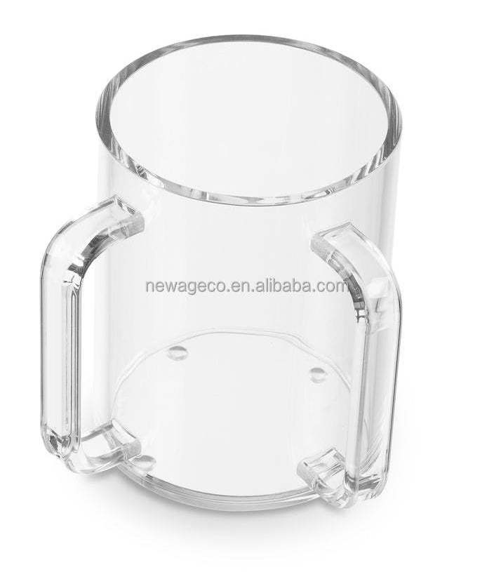 Lucite Washing Cup Clear Round Acrylic Jewish Washing Cup