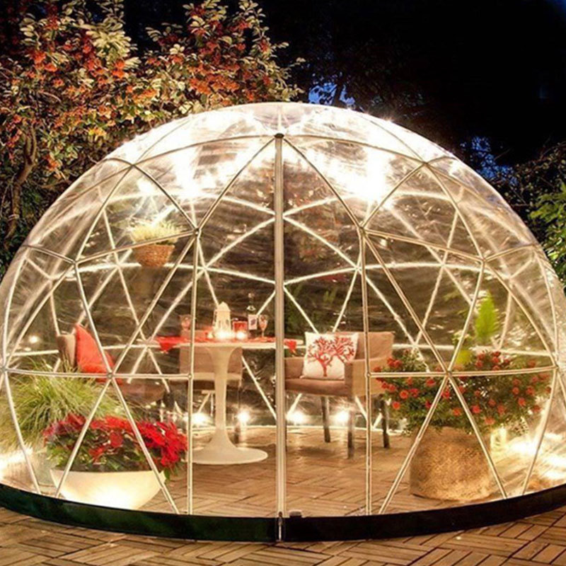 Full Transparent Waterproof  PC Breathable Dome Bubble House Lightweight Starry Camping Tent