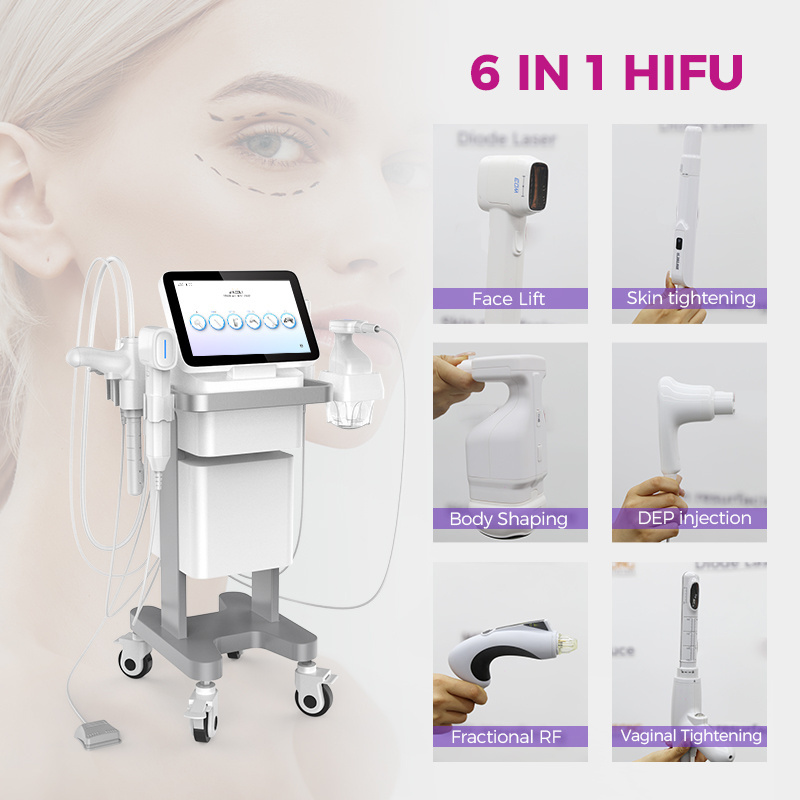 Newangie hifu lipo sonix ultra therapy face lift tighten aiti-aging  double chin body slimming skin tightening machine