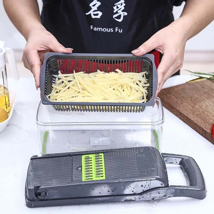 Food Vegetable Chopper Vegetable Slicer Onion Chopper with Container