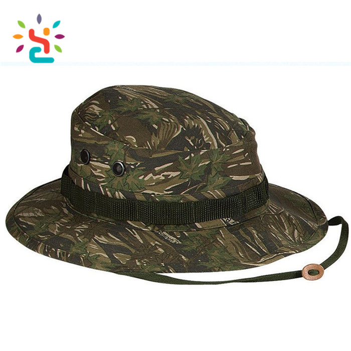 High quality customized design hats fishing fisherman cap own eye rope Wholesale black plain bucket hat