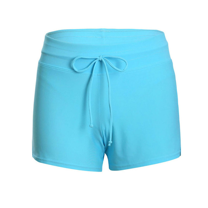 Women elastic low waist sports shorts summer yoga shorts women's swimming trunks shorts pants minipants