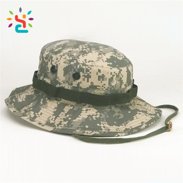 High quality customized design hats fishing fisherman cap own eye rope Wholesale black plain bucket hat