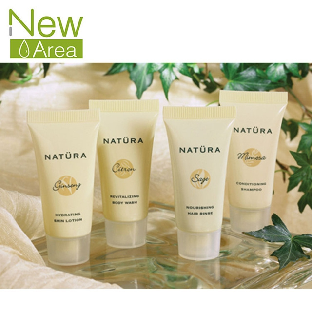 Professional hotel soap and shampoo amenities