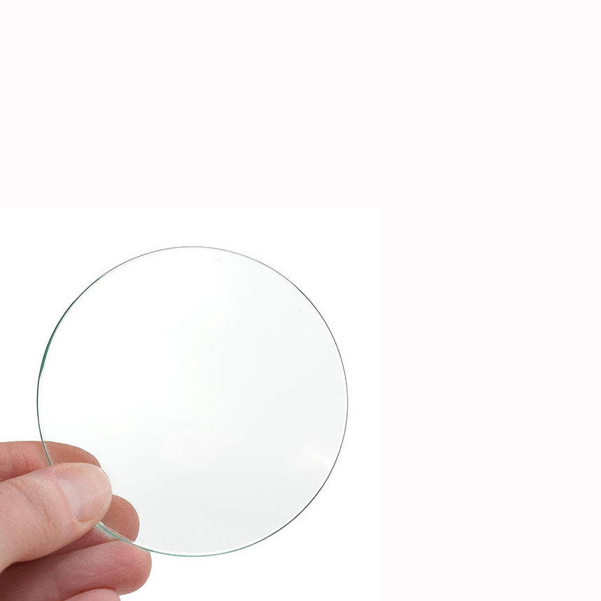 Laboratory Borosilicate 60mm 80mm 90mm 100mm Smooth Edges Watch Glass