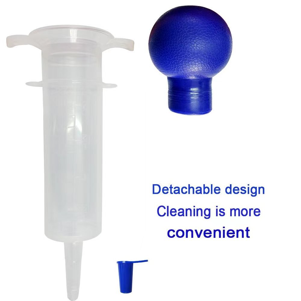 Medical Sterile Large Irrigating Bulb Catheter Tip Syringe with Tip Protector