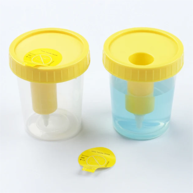 Medical Use Sterile PS PP 40ml 60ml 120ml Specimen Vacuum Urine Container Cup