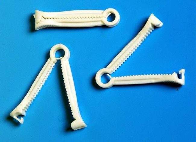 Medical Disposable Gynecologic Sterile Baby Plastic Umbilical Cord Clamp