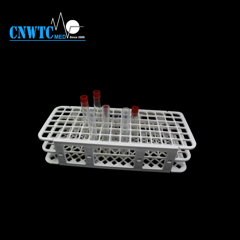 Lab Disposable Plastic Tube Racks 40well 60well 90well Test Tube Rack for 17mm Test Tube