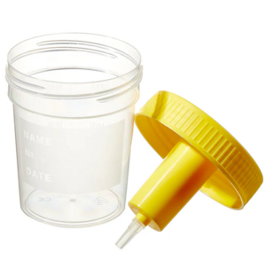 Medical Use Sterile PS PP 40ml 60ml 120ml Specimen Vacuum Urine Container Cup