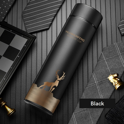 High Quality Smart Temperature Display Termo Stainless Steel Vacuum Flask Thermos Water Bottle with Tea Infuser