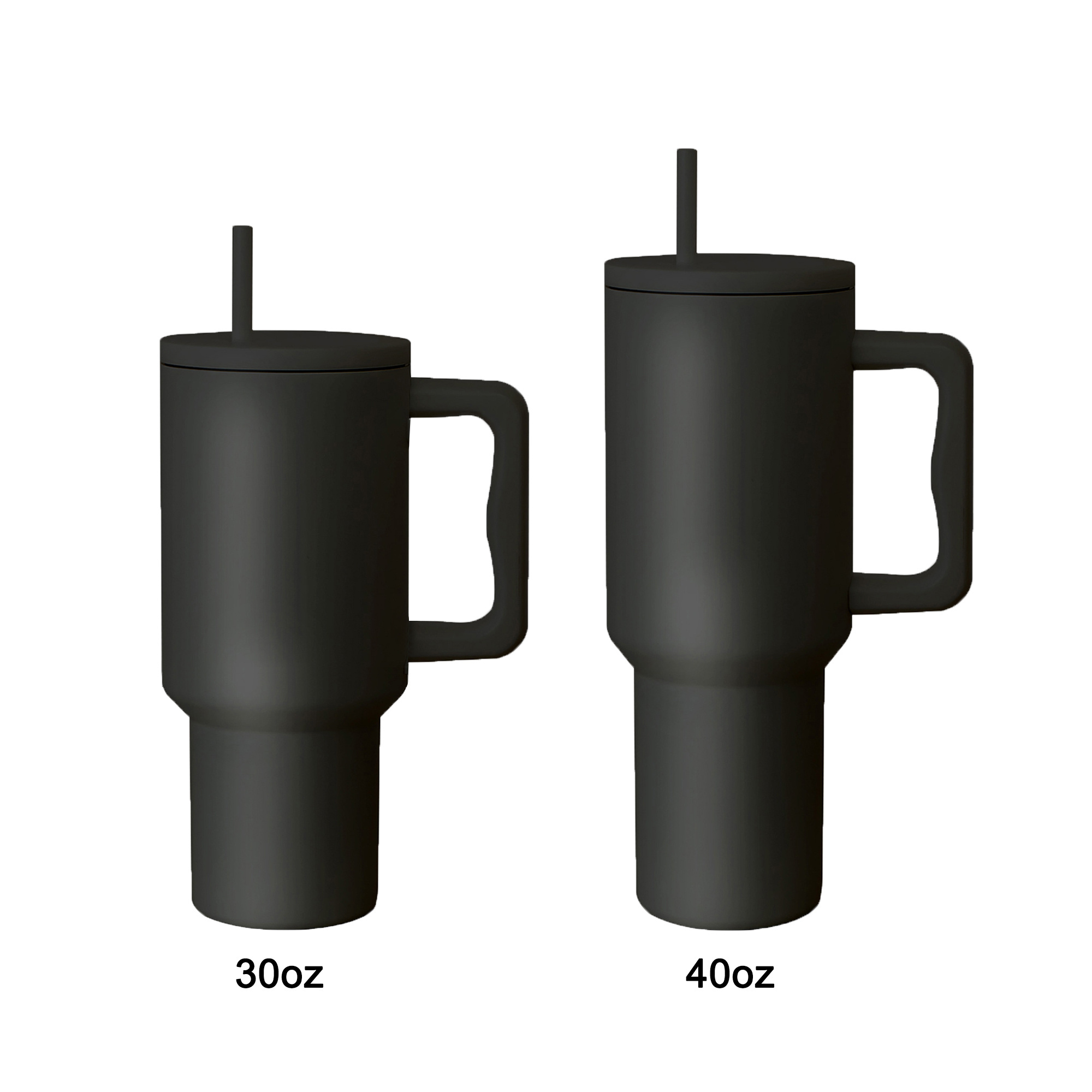 Factory Wholesale 40oz Stainless Steel Double Wall Travel Coffee Mug 40 oz Modern Tumbler With Lid Handle and Straw