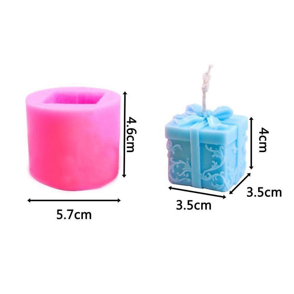 Luxury Candle  DIY Geometric Cylindrical Silicone  Candle Mold