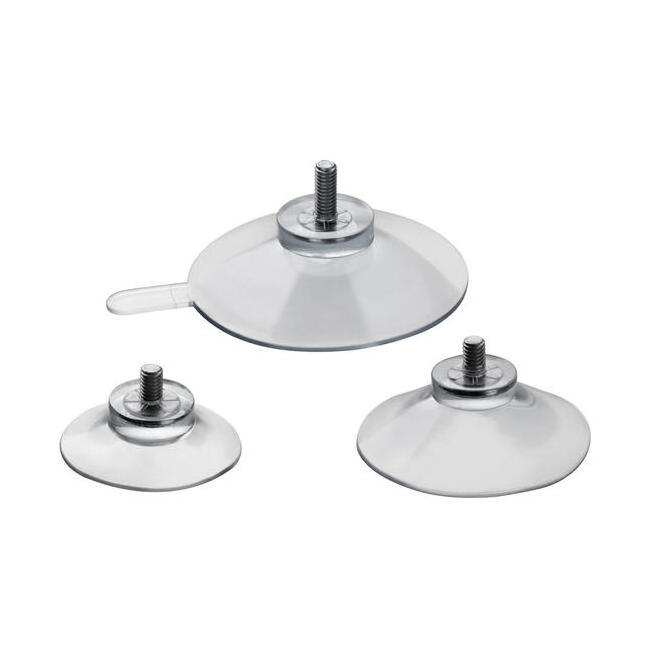 Manufacture Metal Screw Suction Cup With Plastic Knurled Nut PVC Suction Cup For Glass Table Tops