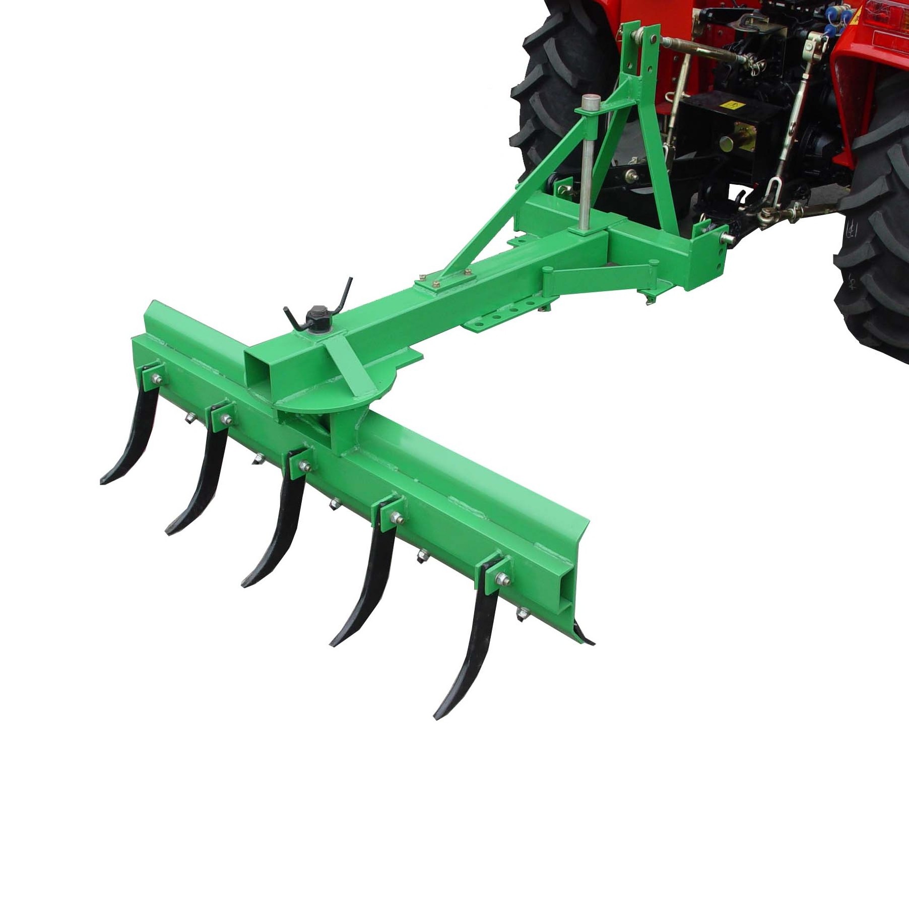 Heavy duty tractor rear mounted grader blade with rippers