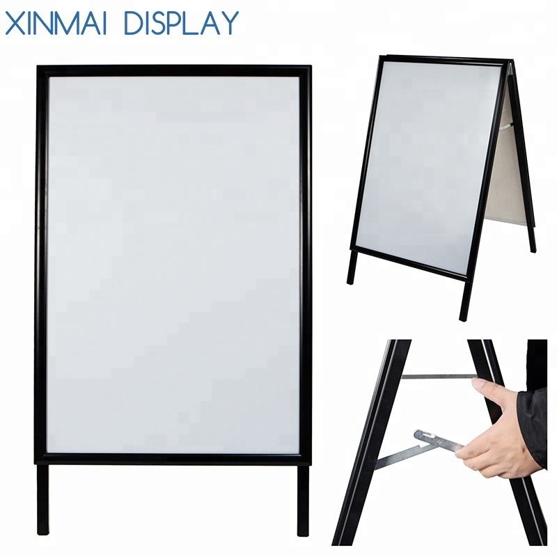 Double Sides snap frame  A FRAMES  with  magnetic Dry Erase Whiteboards function a board