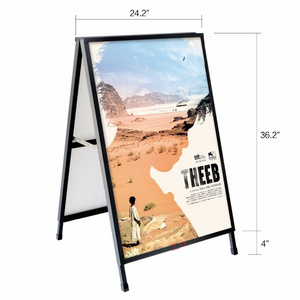 Double Sides snap frame  A FRAMES  with  magnetic Dry Erase Whiteboards function a board