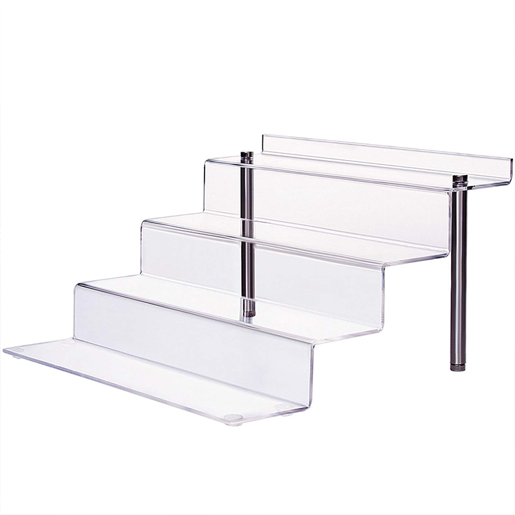 4 Tier Display Riser for Amiibo Funko POP Figures, Tiered Display Stand Small  Riser Display Shelf