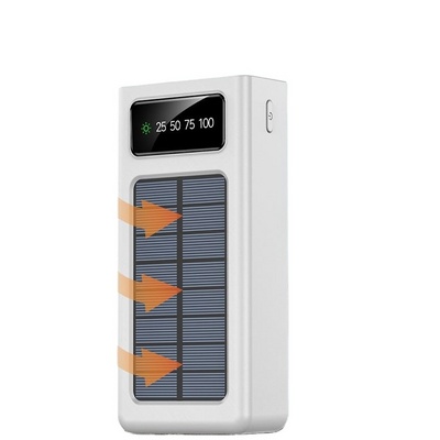 Solar panel charger case 10000mah 20000mah 30000 50000mah solar power bank 20000mah