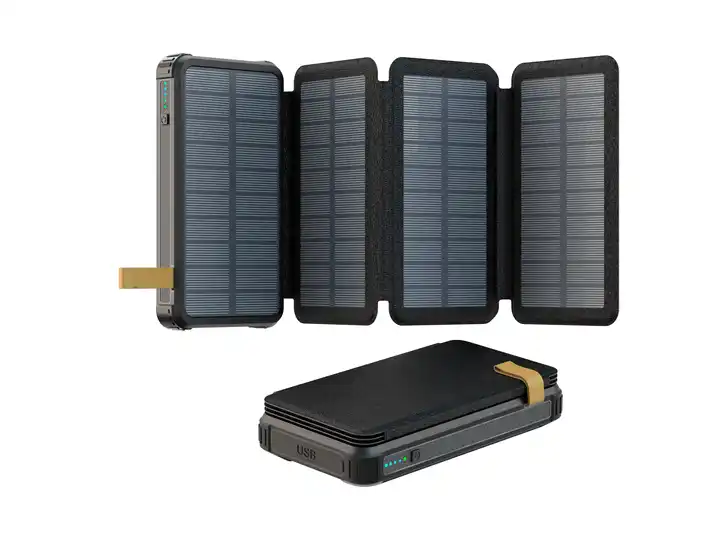 Hot Selling Smart Consumer Electronics Long Time CE FCC 20000mah Mobile Cell Phone Solar Charger