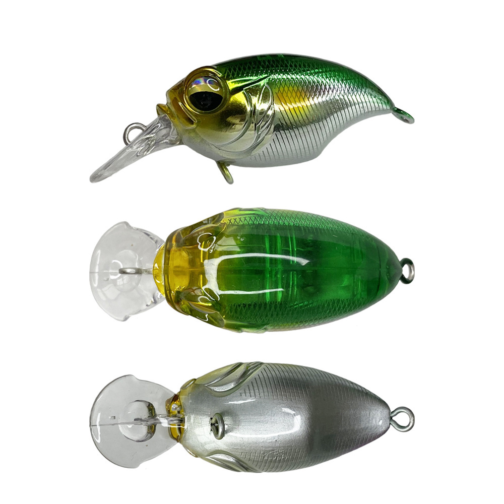 Newbility 5.5cm  8g topwater Crankbait 3D eyes Wobbler fishing Lure crankbait blanks