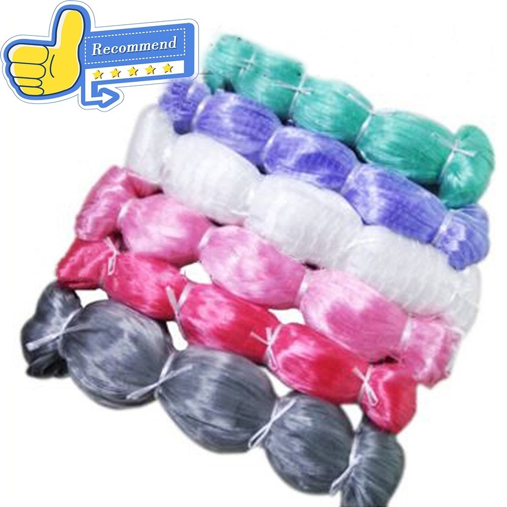 Newbility Fishing Net High Quality Multi Colors Double CAST NET Nylon Monofilament Fishing Nets Accept OEM Sample available 25mm