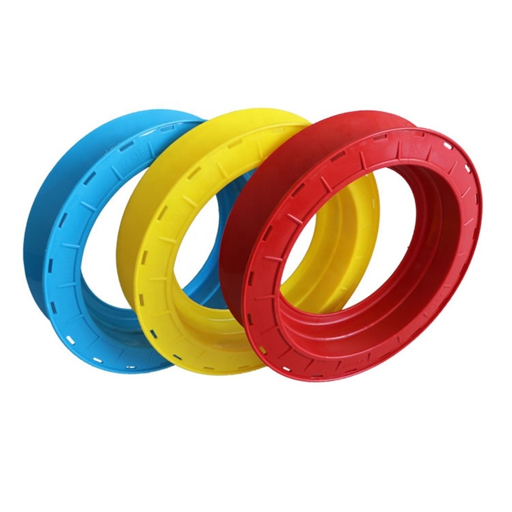 Newbility fishing gear red yellow blue plastic fishing line hand spooling coil