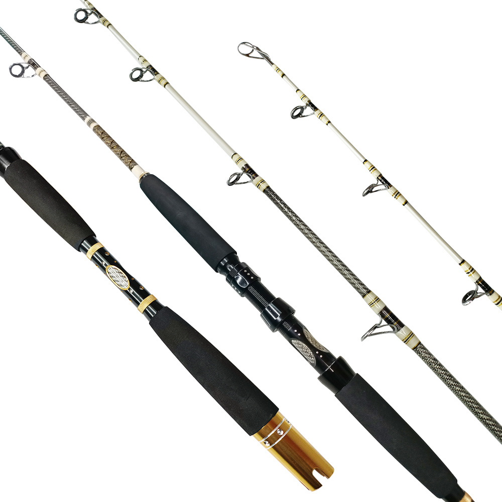 Newbility Heavy Power 6ft Single Section 1.83M Big Game Trolling Tuna Fishing Rod 130lb Ocean Rods