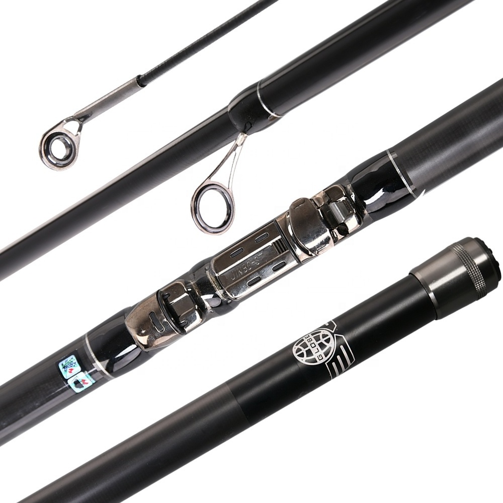 Newbility 2.4m 3m 3.3m 4.5m 4.8m 5.1m 5.4m 24T Carbon Telescopic Surf Rod Spinning Fishing Rod