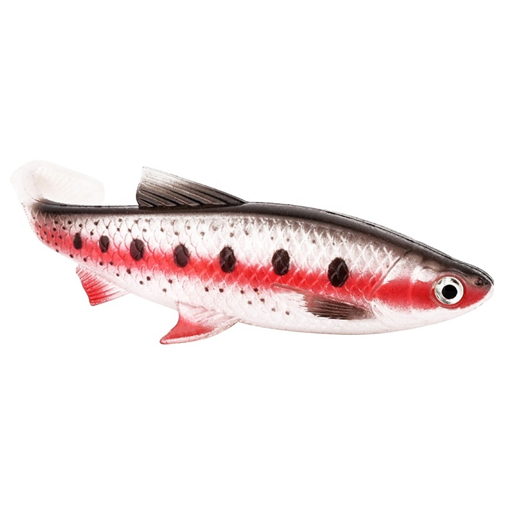 Newbility 36.5g 3D Eyes lifelike Bionic carp sea fishing T-Shaped Tail lures