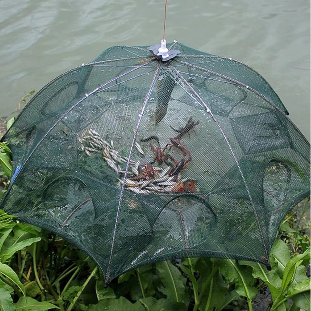 Newbility cheaper Nylon 4/6/ 8/12 Holes umbrella nets shrimp crab throw mono mesh casting fishing net