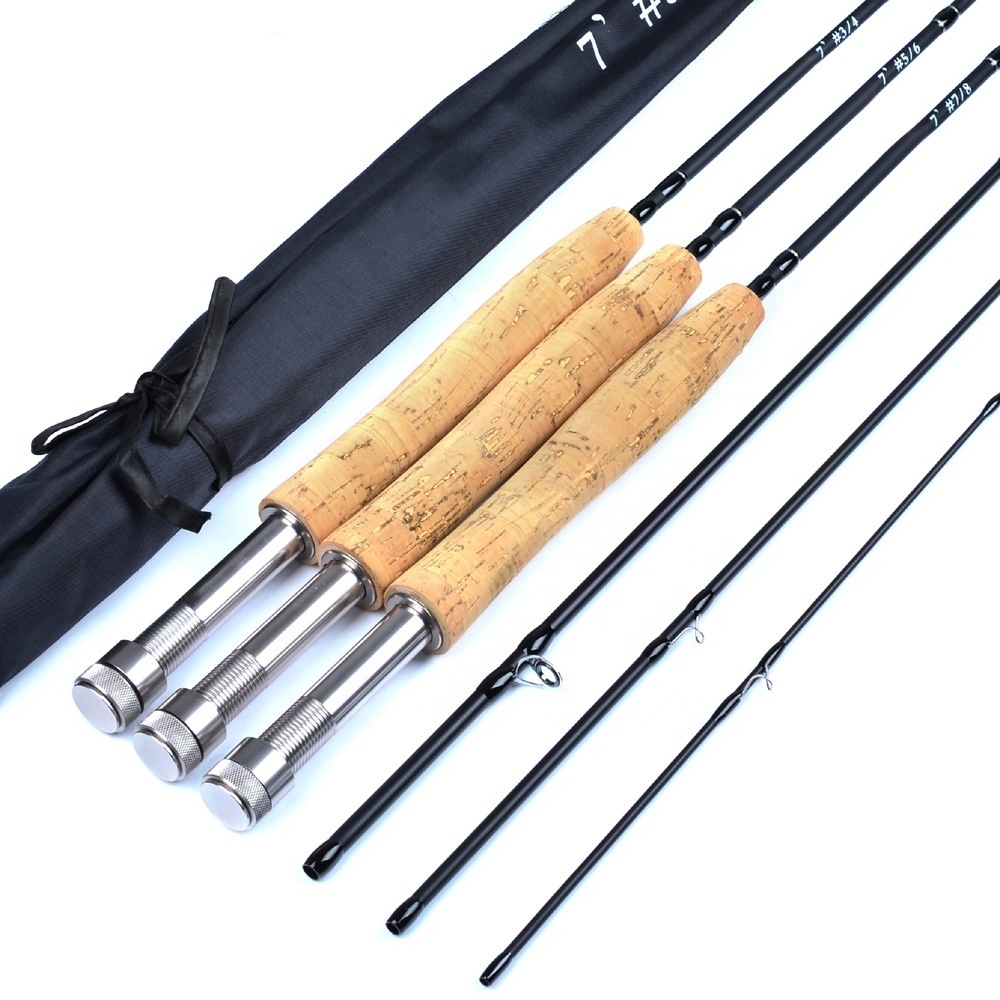 Newbility 7ft 3/4WT 5/6WT 7/8WT Carbon Fiber OEM Blank China Wholesale Trout Fishing Freshwater Fly Rod