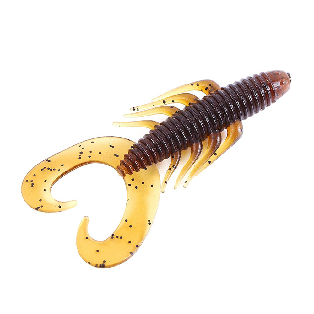 Newbility 4pcs set 6cm 1.6g Crayfish Soft Bait Lobster Soft Baits Plastic Bass Fishing Lure Crawfish Lures