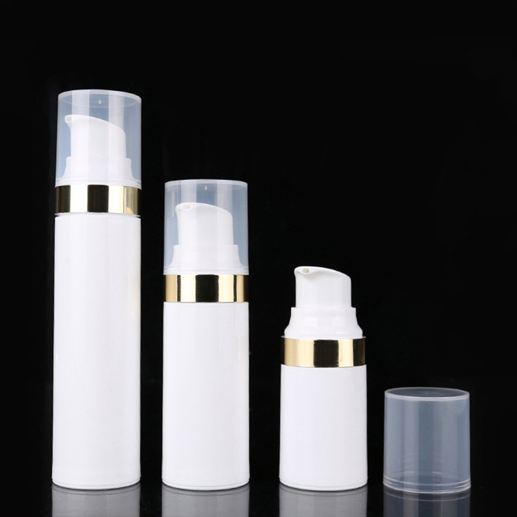 Easy Handing Screw-on 10ml 20ml 30ml Small Airless Pump Cream Bottle PP Plastic Material