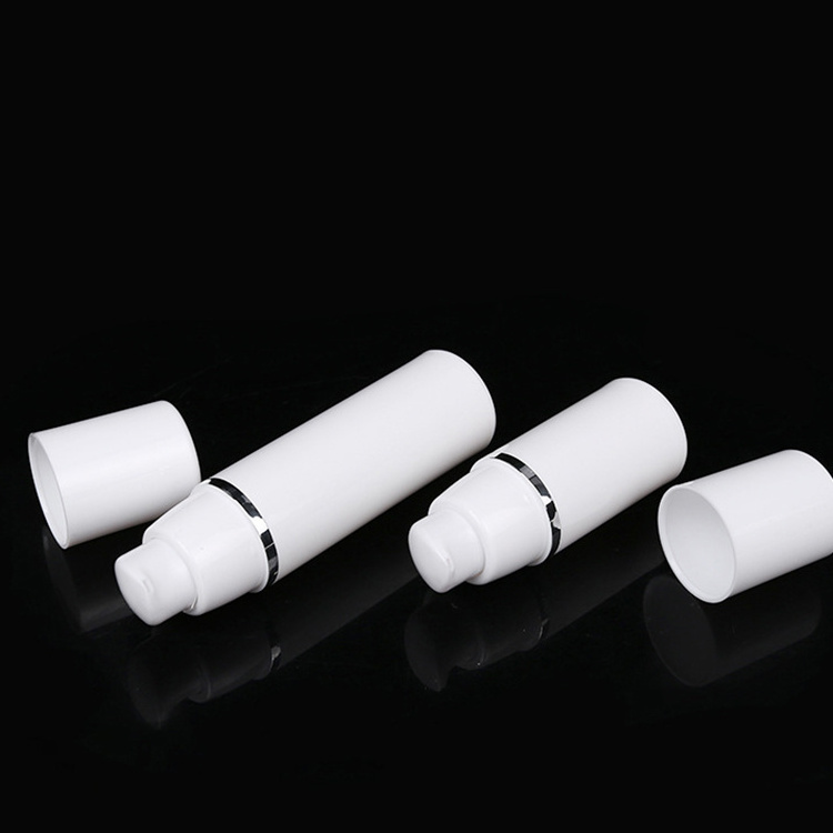 Easy Handing Screw-on 10ml 20ml 30ml Small Airless Pump Cream Bottle PP Plastic Material