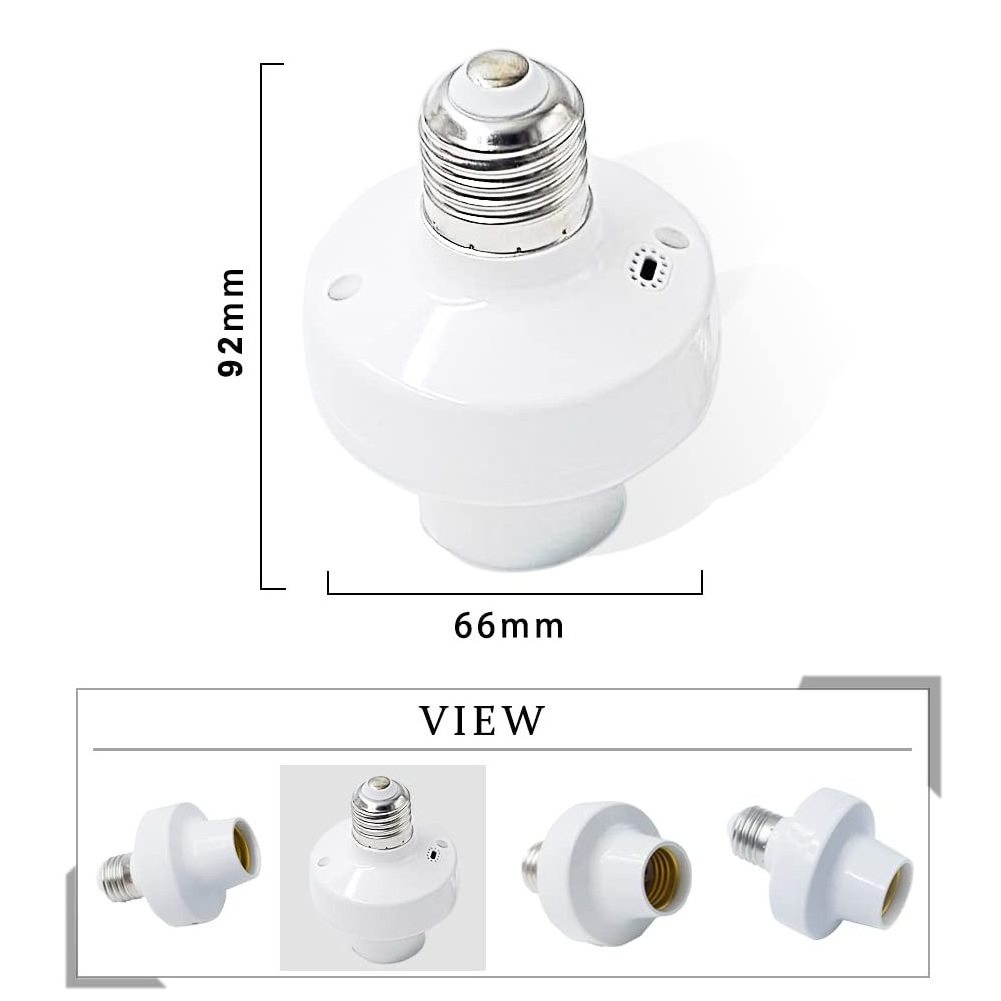 2.4G Smart Remote Control Socket E26 E27 Bulb Socket Adapter eWeLink Bluetooth Smart Lamp Holder Timing Delay Bluetooth & 2.4G