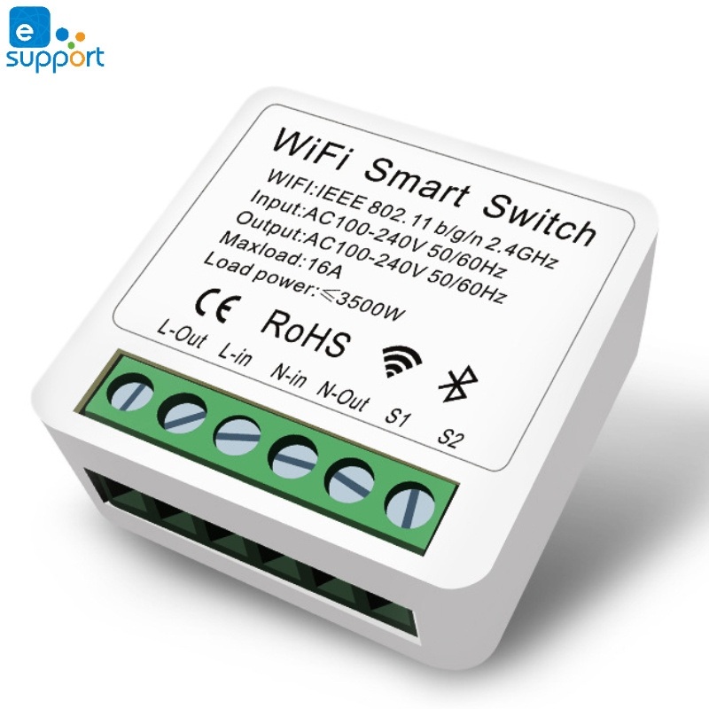 ewelink 16A Smart Home Mini Smart Wifi Breaker DIY Switch Support  module timer control controlled Wi-fi smart switch