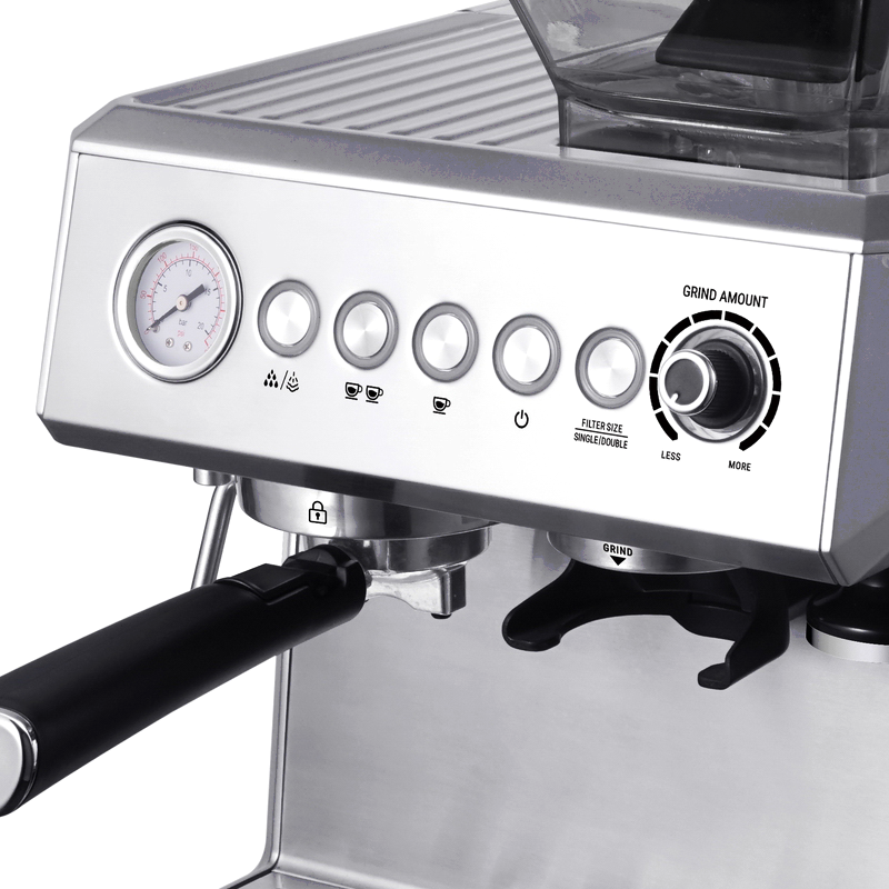 Espresso Coffee Machine Home Automatic Cup Steel Stainless Power Style Tank Sets Coffee Maker Coffee Machine