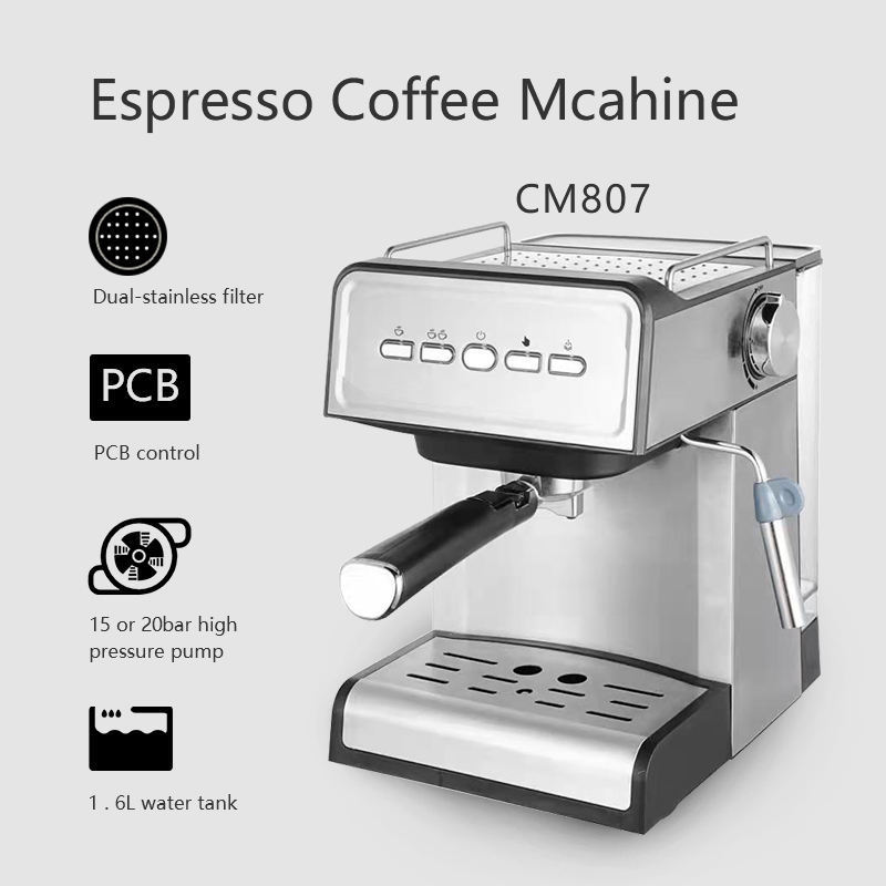 Aluminum alloy boiler filter holer 15 or 20 bar Household cafe machine espresso coffee maker machine